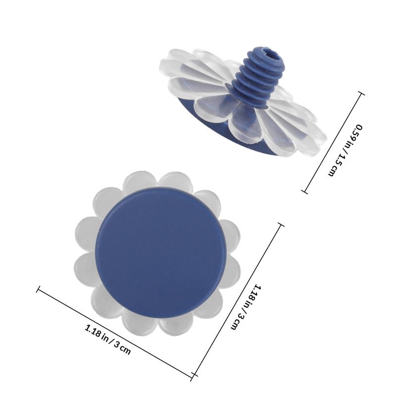 2 Sets Umbrella Top Screw Cap Replacement Decorative Flower Cap For Umbrella Rain Umbrellas Repair Parts - Image 2