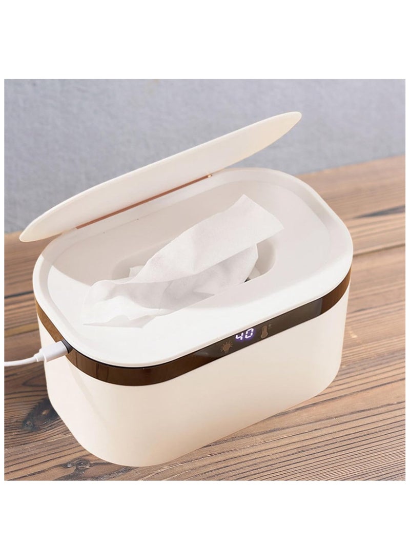 Wipe Warmer and Wet Wipes Dispenser Wet Wipe Machine Thermostat Wipes Heater Diaper Wipe Warmer for Travel Kids - Image 1