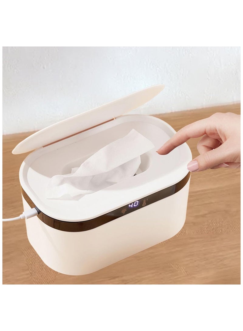 Wipe Warmer and Wet Wipes Dispenser Wet Wipe Machine Thermostat Wipes Heater Diaper Wipe Warmer for Travel Kids - Image 2