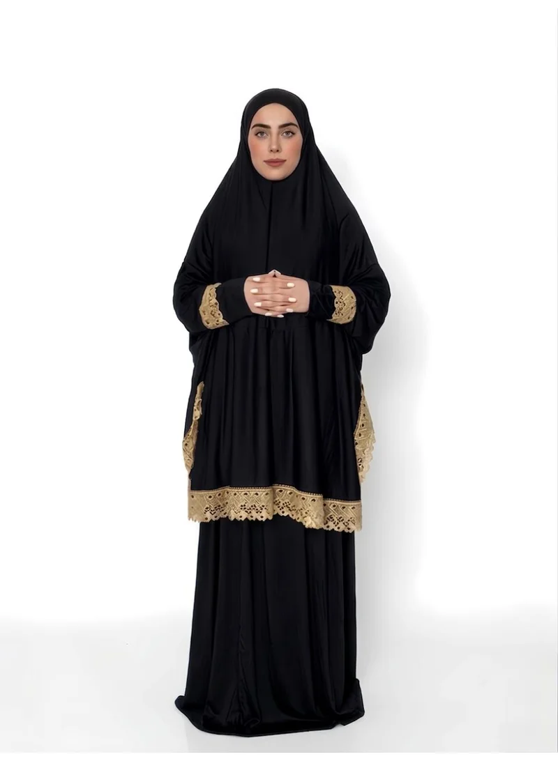 Two Piece Islamic prayer dress for women -Prayer Clothes Abaya For women -Umrah essentials for women -Prayer dress women