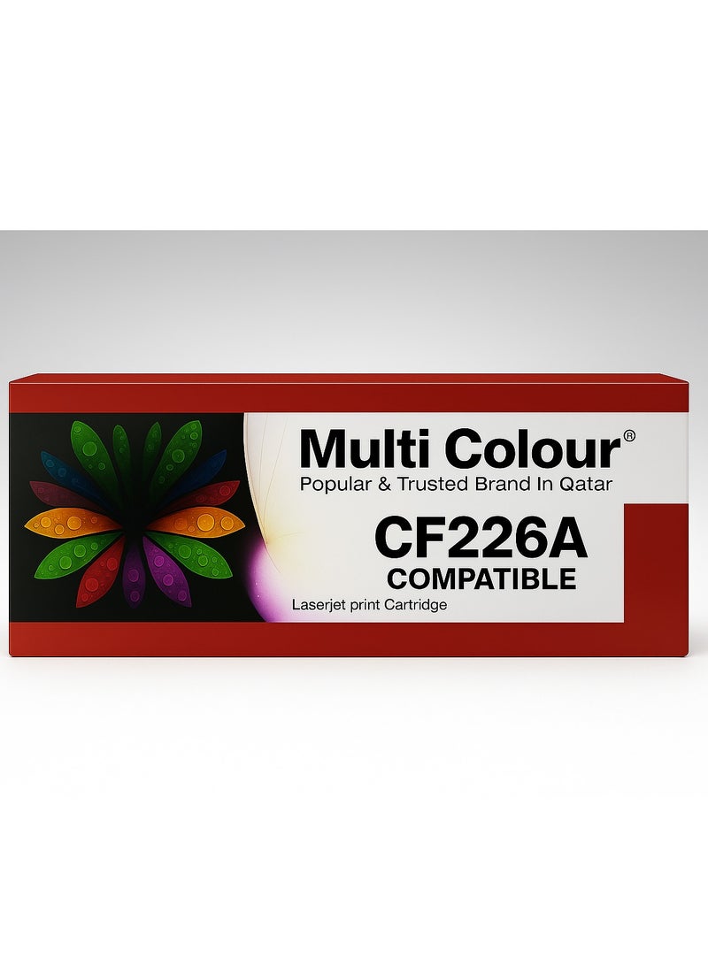 MULTI COLOUR HP CF226A Compatible Toner Cartridge – Black | Multi Colour UAE - Image 1