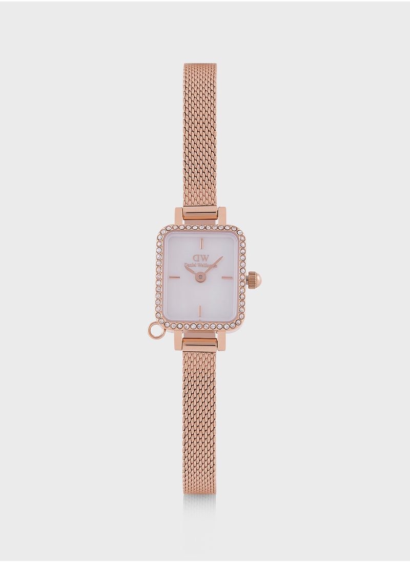 DANIEL WELLINGTON Quadro 18mm Rose Gold Watch  - Image 1