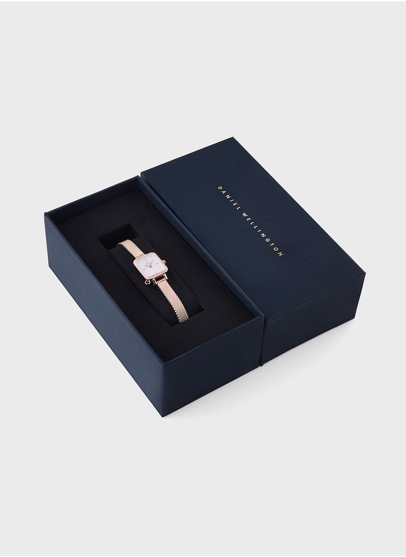 DANIEL WELLINGTON Quadro 18mm Rose Gold Watch  - Image 5