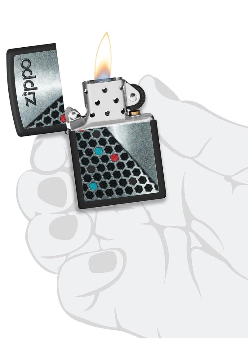 Zippo - Zippo Hexagon Design Windproof Lighter - Image 1