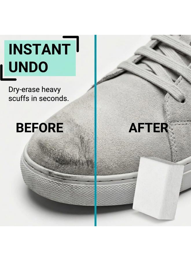 Kaps Suede & Nubuck Cleaner Block - Waterless Eraser Removes Dirt, Scuff Marks and Stains from Suede, Nubuck and Velour Shoes, Sneakers, Boots and Bags, Travel Size Shoe Cleaning Accessory - Image 2