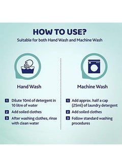 Chicco Baby Laundry Detergent, 5X Stain & Germ Fighter, Kills 99% Of Germs, Dermatologically Tested For Effective & Gentle Cleaning, Fresh Spring (1 L Liquid)  - Image 5
