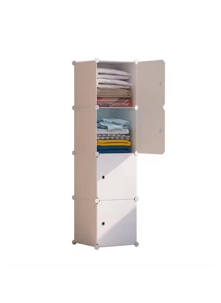 Generic - Efficient Storage Solution Compact Wardrobe with Spacious Capacity, Ideal for Dormitories, Rental Housing, and Modern Bedrooms - Simple Assembly for Convenient Organization - Image 1