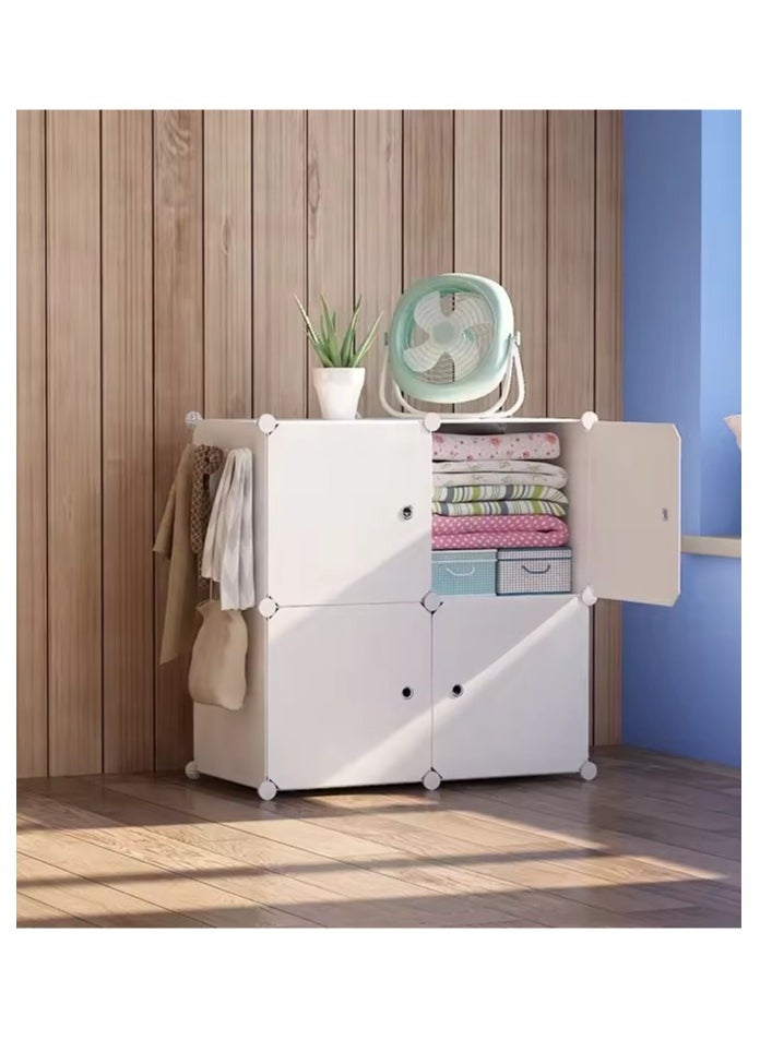 Generic - Efficient Storage Solution Compact Wardrobe with Spacious Capacity, Ideal for Dormitories, Rental Housing, and Modern Bedrooms - Simple Assembly for Convenient Organization - Image 1