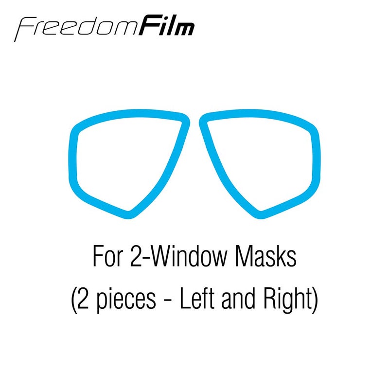 TUSA Anti-Fog Freedom Film for all Scuba/Snorkeling 2-Window Masks - Image 2