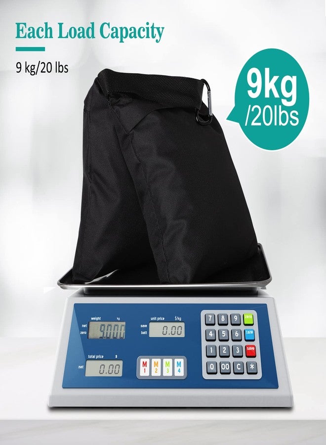 Aimosen 2 Packs Sandbags Weight Bags for Light Stand Photography Video Support, Heavy Duty Saddlebags for Backdrop Stand, Photo Tripod, Outdoor Canopy, Pop up Tent, Umbrella Base, Fishing Chair, Wedding Shed - Image 4