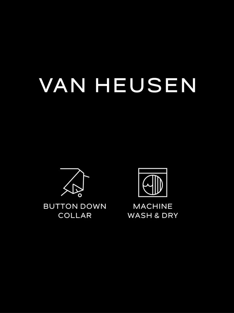 Van Heusen Men's Regular Fit Gingham Button Down Collar Dress Shirt, Red Henna, XXX-Large - Image 5
