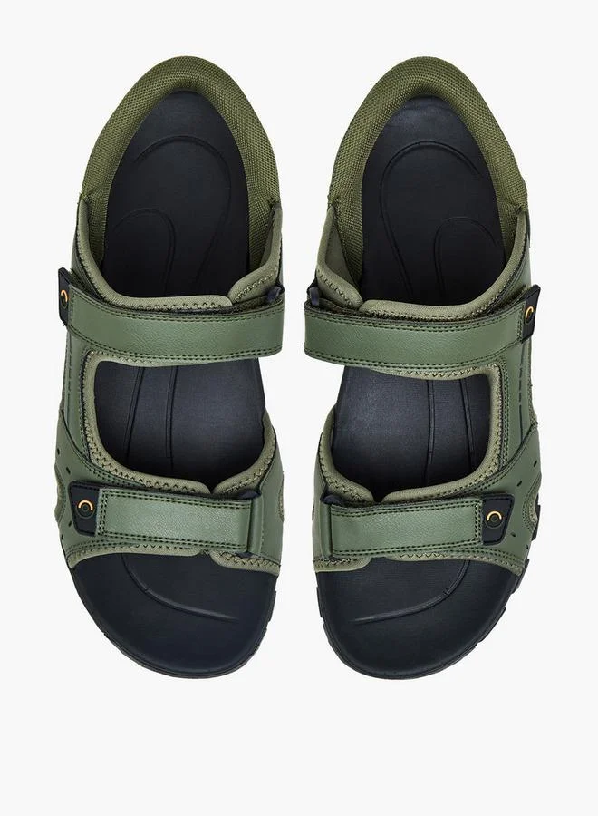 لو كونفورت Men Hook & Loop Comfort Sandals