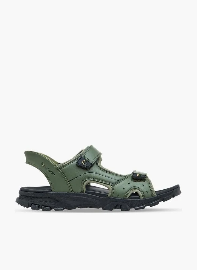 لو كونفورت Men Hook & Loop Comfort Sandals