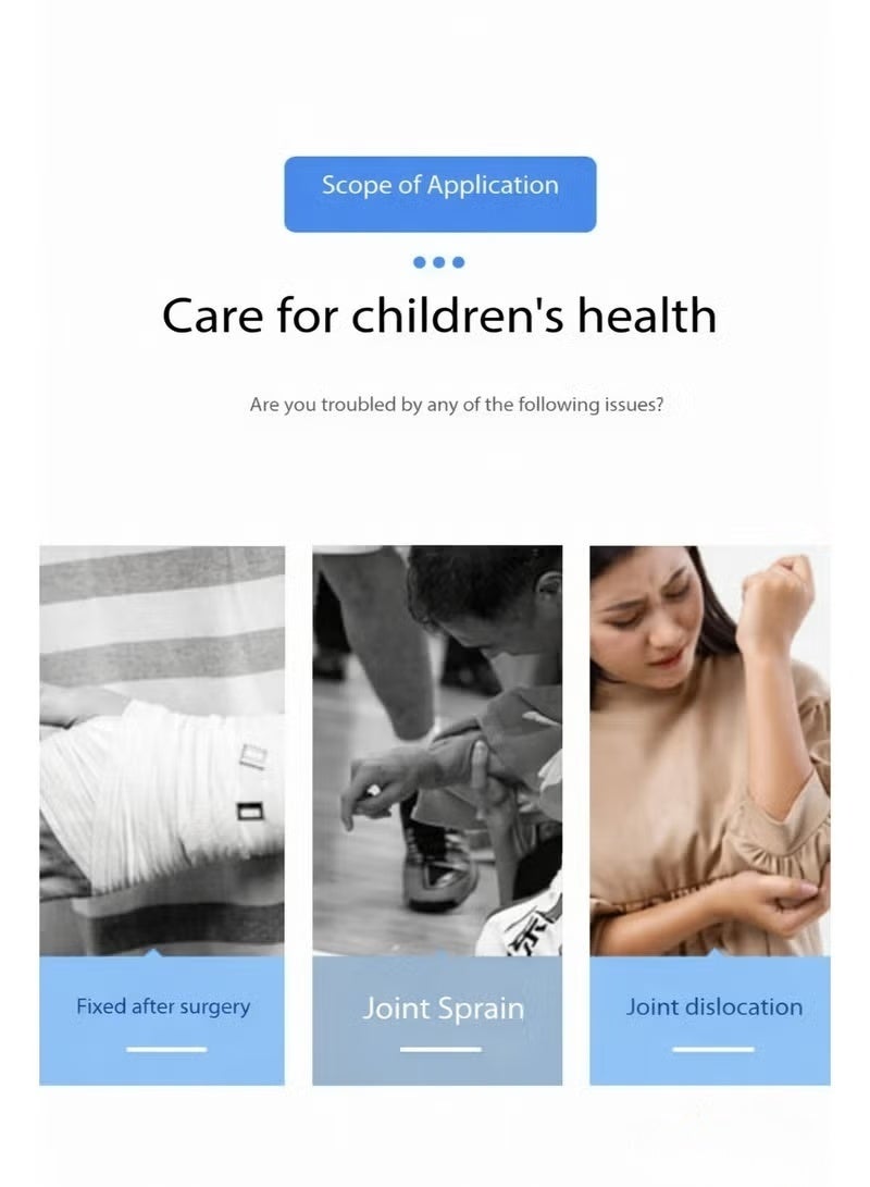 Winner Adjustable and breathable arm and shoulder sling support for children, suitable for children recovering from fractures, shoulder and elbow joint braces, and arm dislocation fixation straps. - Image 2