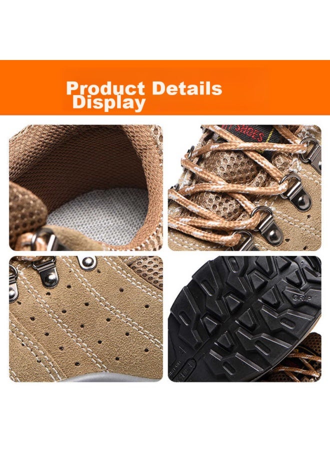 FUCHENG Fucheng Safety Shoes For Men, Breathable Steel Toe Cap, Anti-smashing, Anti-puncture, Wear-resistant, Solid Sole, Work Protection Safety Shoes, 140 42 - Image 5