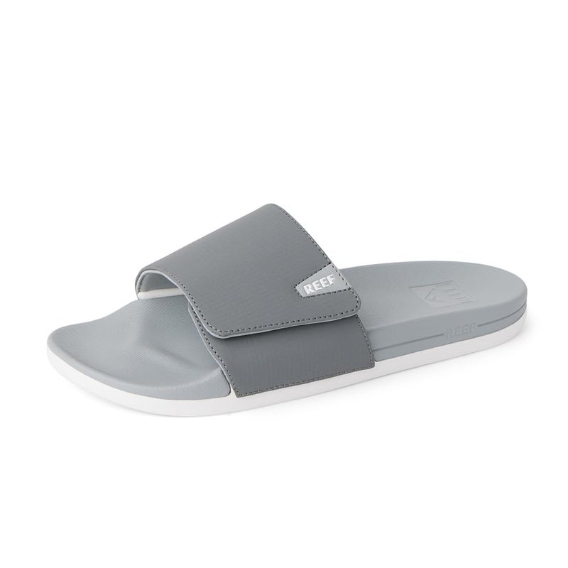 REEF Cushion Phantom Mens Slide Sandal, Ultra Soft Cushion Footbed, Grey/White, 11 - Image 1