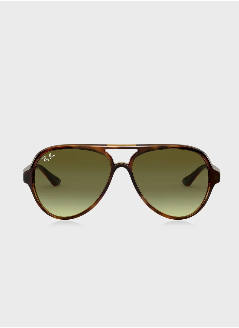 Ray-Ban 0Rb4125 Cats 5000 Aviator Sunglasses