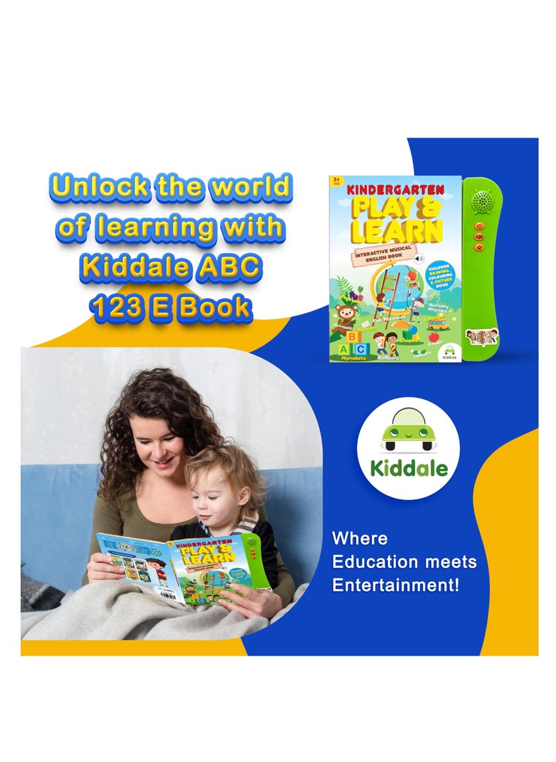 Kiddale Interactive Musical Sound Books Pack of 2 ABCs 123 Learning and Trip to Zoo Ideal Gift for Kids 3+  - Image 3