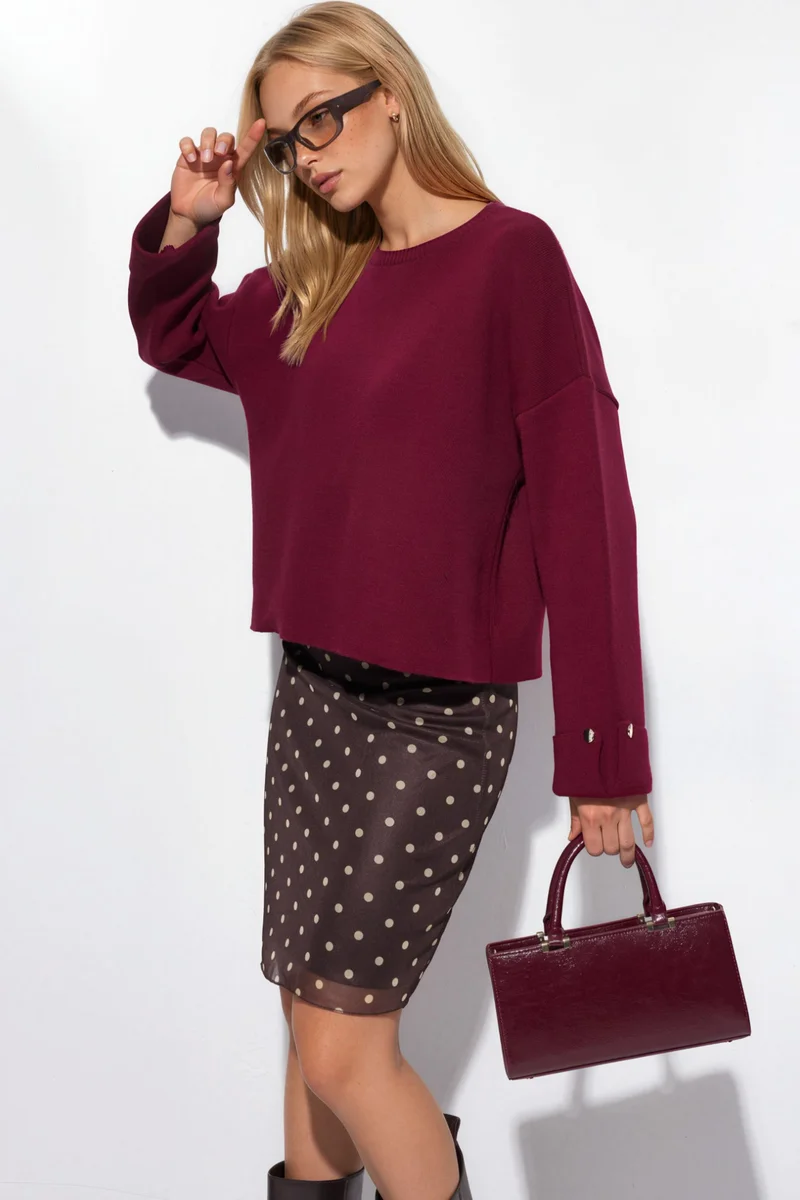 هيكاب Button Detailed Knit Sweater