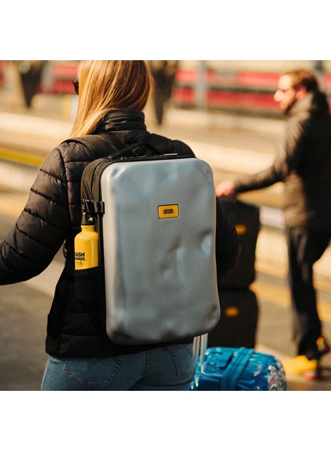 Crash Baggage Italian 15-inch Laptop Backpack Double Shoulder Bag Riding Motorcycle Leisure Armor Backpack Men And Women Yellow - Image 2