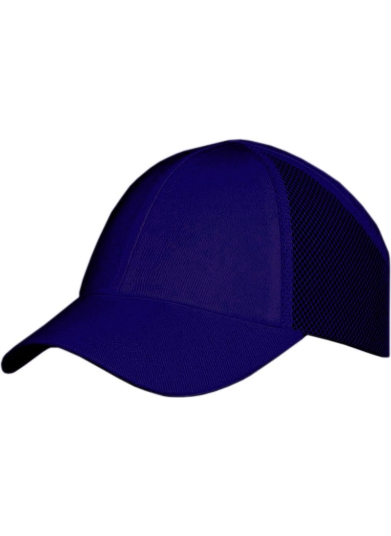 TiTi Shock Absorbing Hat Helmet Cap With Mesh - Blue 
