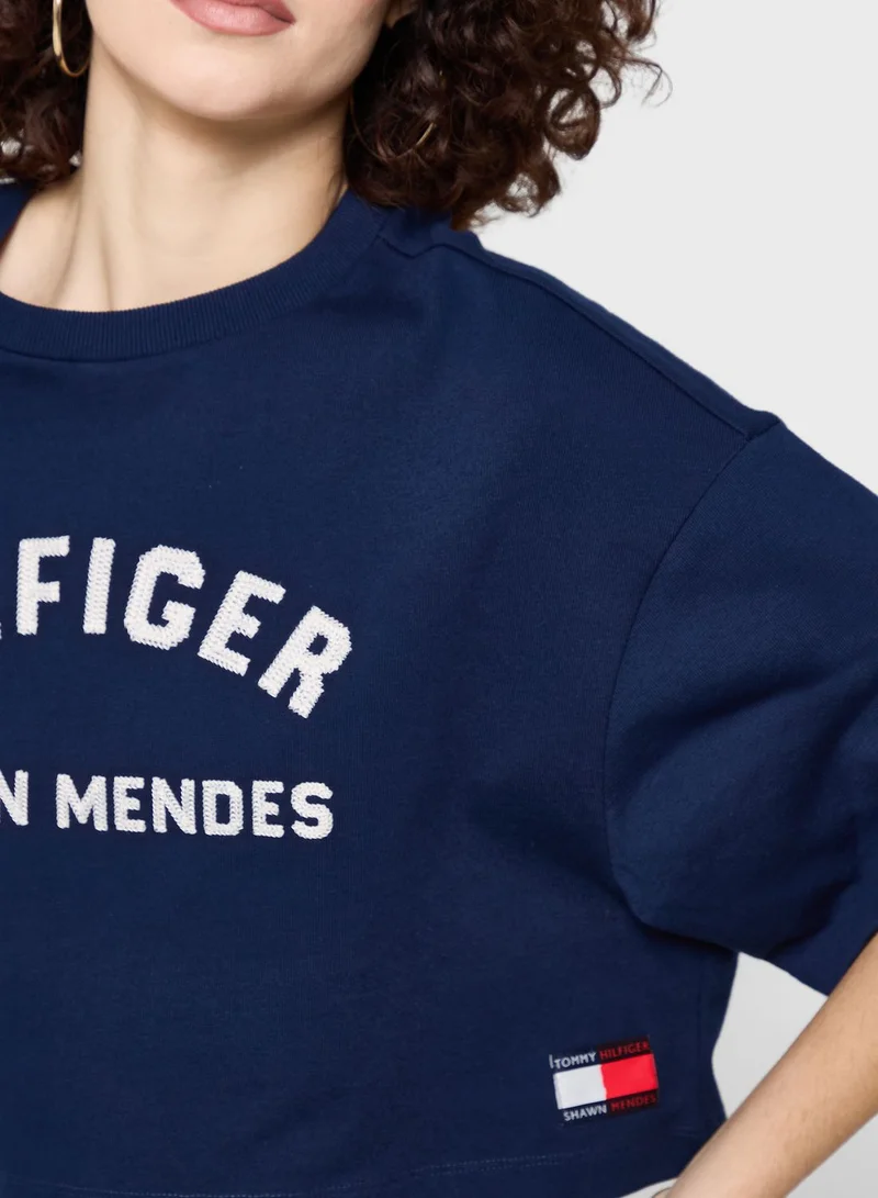 TOMMY HILFIGER Crew Neck Logo T-Shirt