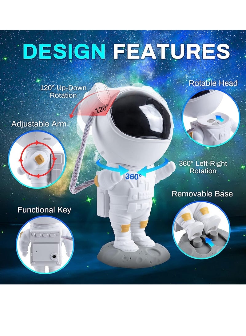 ELTRAZONE Star Projector Night Light,with Timer,Remote Control and 360°Adjustable Design,Nebula Starry Galaxy Ceiling Projector for Baby Kids Adults Bedroom - Image 4