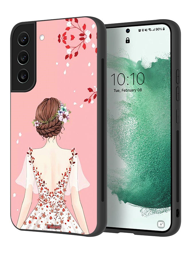 Tolwak Samsung Galaxy S21 FE 5G Protective Case Cover Standing Girl Art - Image 1