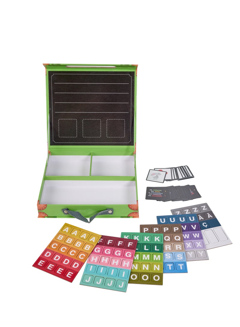 EUREKA KIDS Eurekakids Magnetic Discover Words with Letters & Cards 154pcs | Educational toy for Toddler and Kids | Practice English, Spanish, Italian, French and Portuguese | For 3Y+ - Image 3