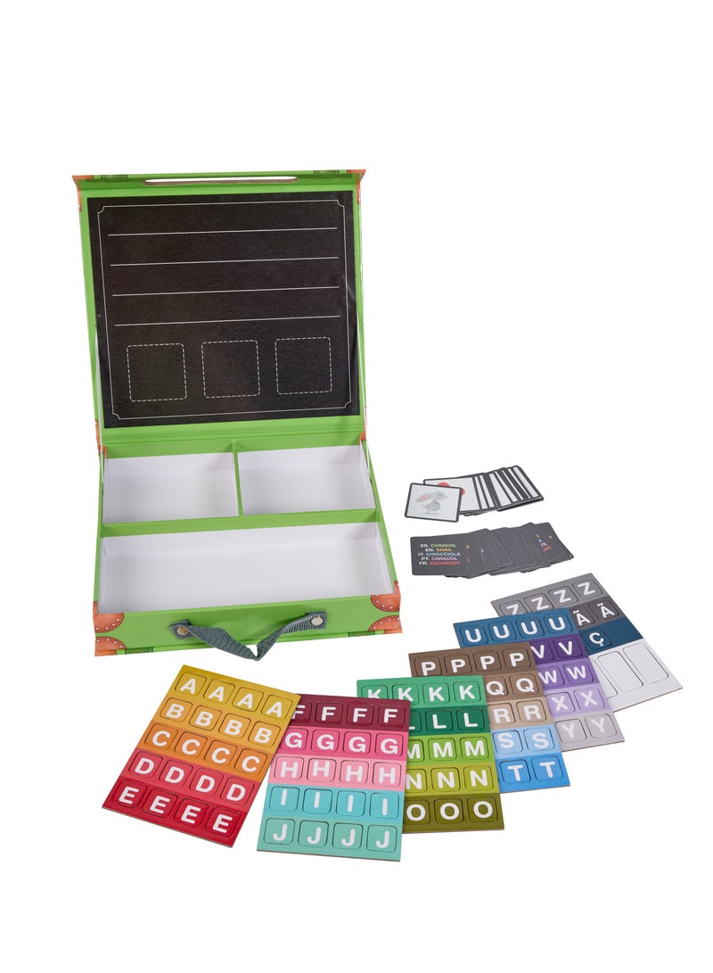 EUREKA KIDS Eurekakids Magnetic Discover Words with Letters & Cards 154pcs | Educational toy for Toddler and Kids | Practice English, Spanish, Italian, French and Portuguese | For 3Y+ - Image 4