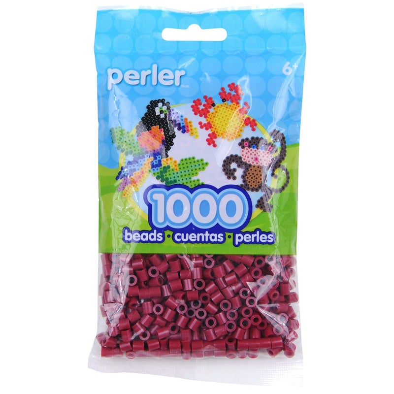 Perler Beads Fuse Beads for Crafts Cranapple Red Small 1000pcs