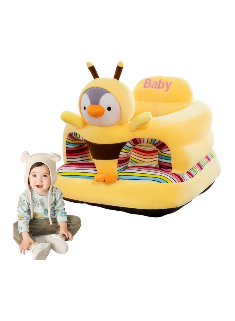 general Baby Support Sofa Chair, Animal Shape Cushion Seat for Learning to Sit, Cute Plush Floor Seat, Baby Seat 6 Months Baby Toys - Image 1