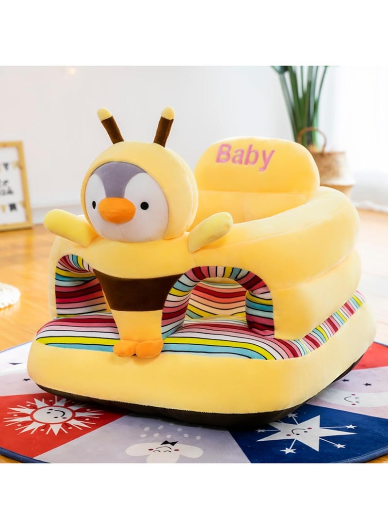 general Baby Support Sofa Chair, Animal Shape Cushion Seat for Learning to Sit, Cute Plush Floor Seat, Baby Seat 6 Months Baby Toys - Image 2