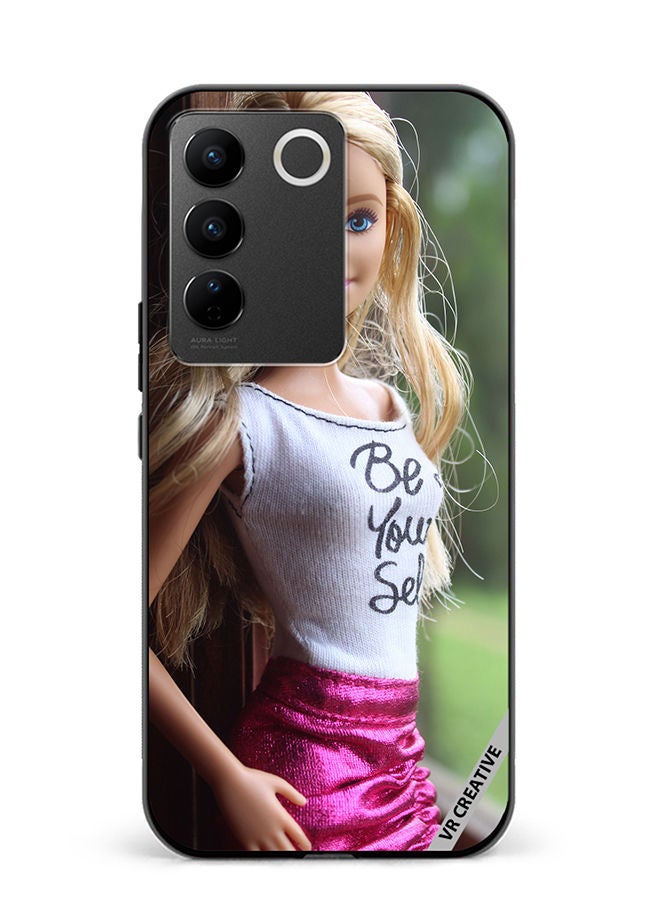 VR CREATIVE Protective Case Cover For Vivo V27e Barbie Doll Design Multicolour - Image 1