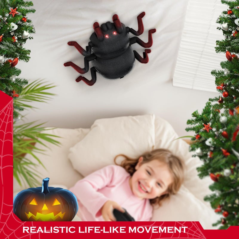VRG Wall Climbing Spider, Rechargeable Remote Control Robot Kids Toys, Climbing up Walls for Prank Toys & Games, Xmas Birthday Gifts, Toys for Boys & Girls Ages 3 to Up - Image 5