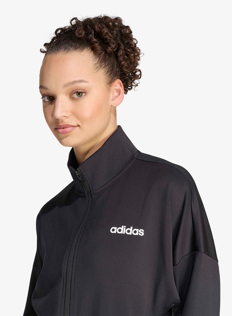 Adidas Hyperglam Cropped Track Top - Image 3