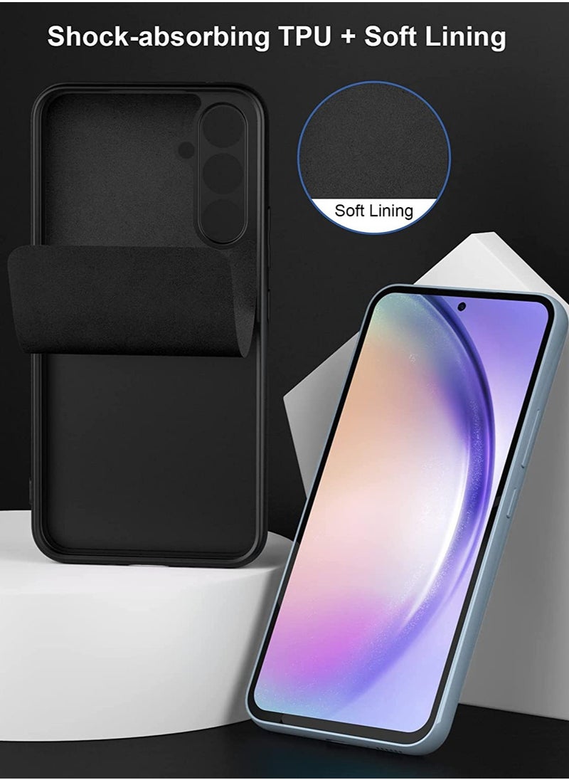 Color Fans Case for Samsung A54 5G Silicone Cover Soft Black  - Image 5