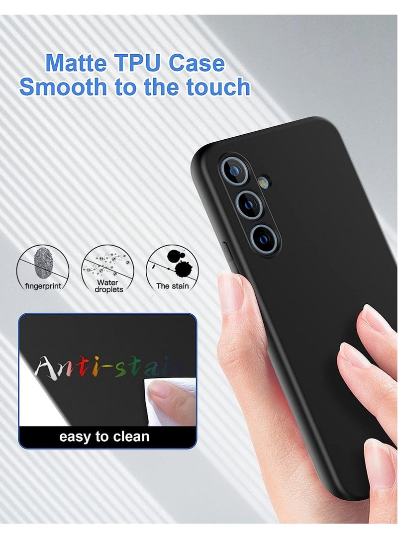 Color Fans Case for Samsung A54 5G Silicone Cover Soft Black  - Image 4