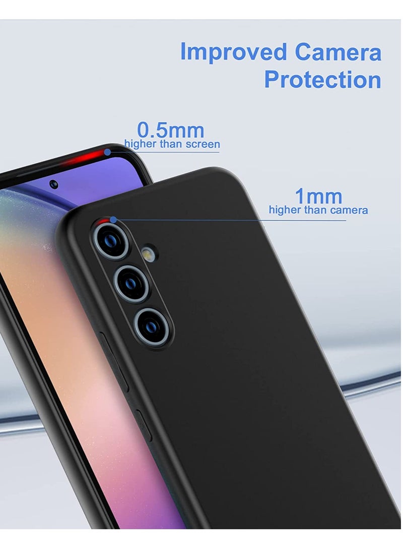 Color Fans Case for Samsung A54 5G Silicone Cover Soft Black  - Image 3