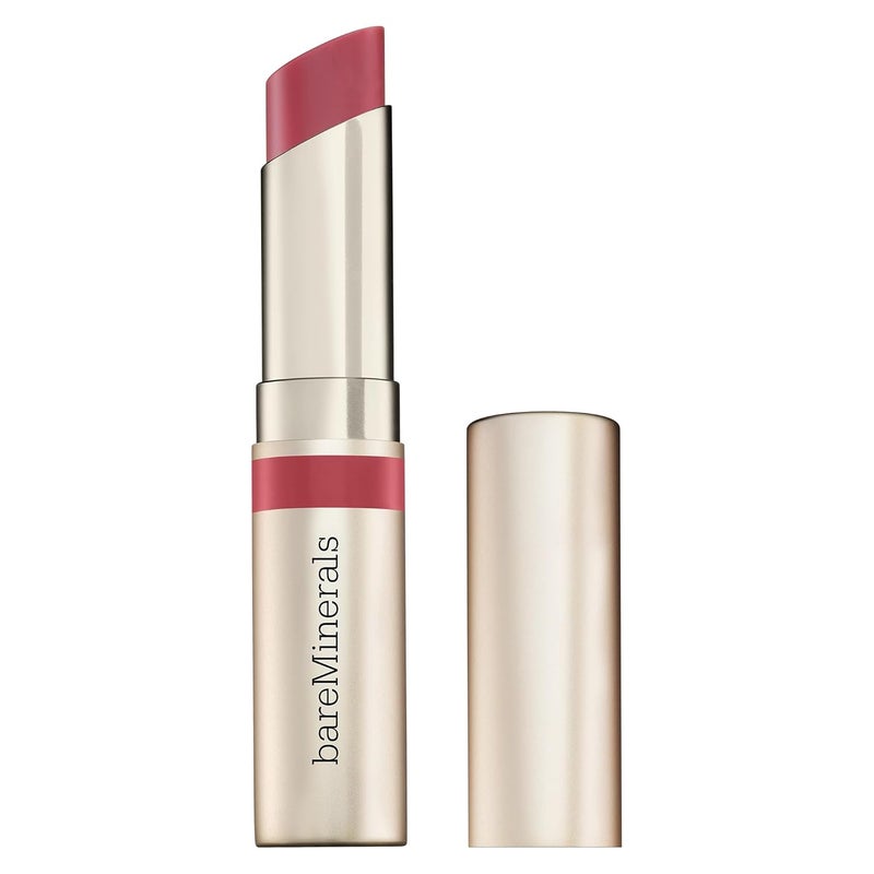 bareMinerals bareMinerals Dewy Lip Gloss-Balm, Hydrating Lip Gloss + Tinted Lip Balm Hybrid, Shine Finish + 24 Hour Hydration, For Soft + Smooth Lips, Non Sticky, Vegan