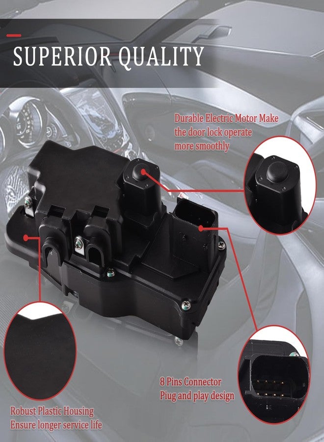 Predep Front Left Driver Side Door Lock Latch Actuator Compatible for 2005-2013 Chevrolet Corvette C6 2004-2009 Cadillac XLR Replace 88956758 - Image 4