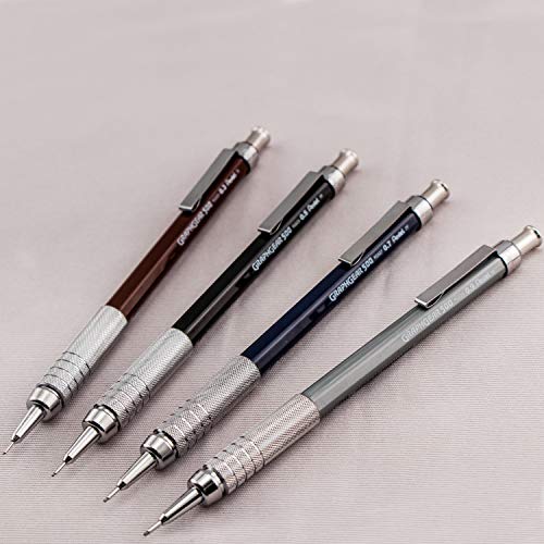 Pentel Graph Gear 500 Automatic Drafting Pencil, 0.7mm, Blue Barrel, 1 Pack (PG527BP) - Image 5