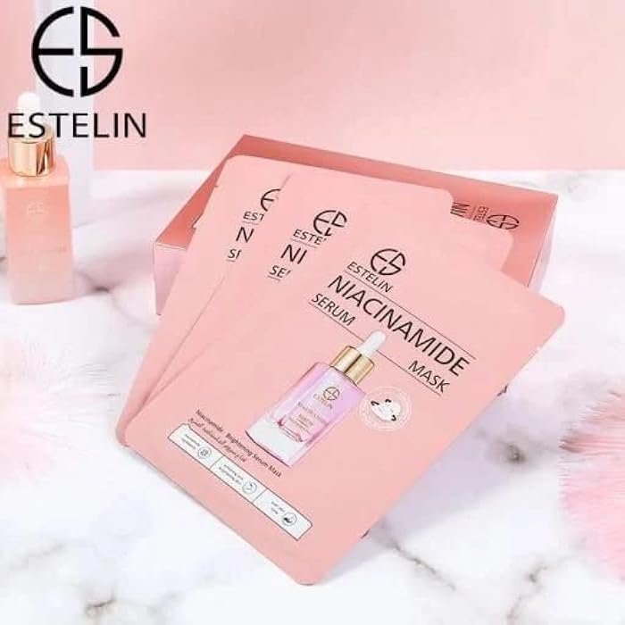 ESTELIN Brightening Niacinamide Serum Mask 25ml - Image 5