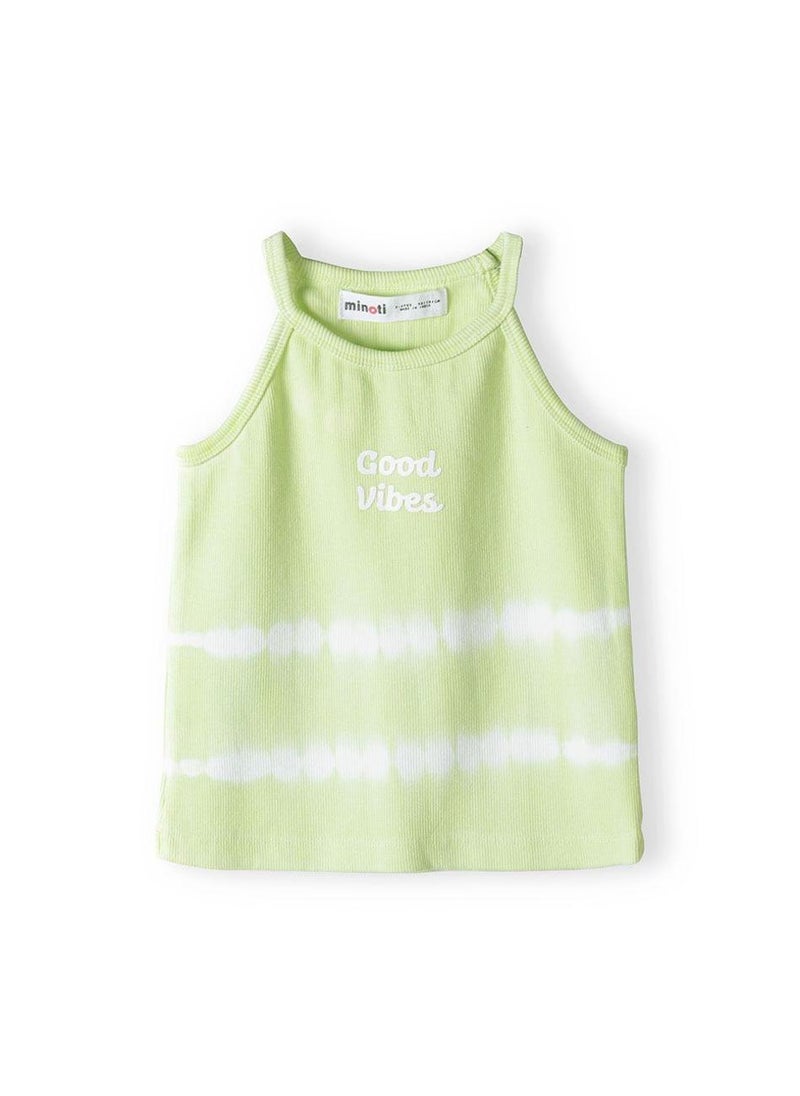 مينوتي توب بناتي مضلع بدون أكمام - Image 2