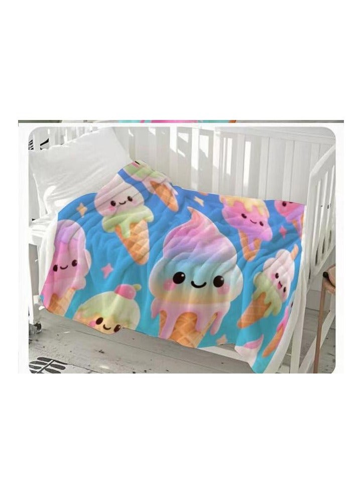 general Flannel thin blanket (warm and comfortable, suitable for sleep, gaming, dust removal and sandproof) 150cm*200cm - 223 - Image 3