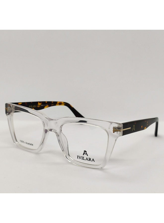 IVILARA TF5757_C4 High-End Acetate Uni-Sex Eyeglasses (Transparent) - Image 2