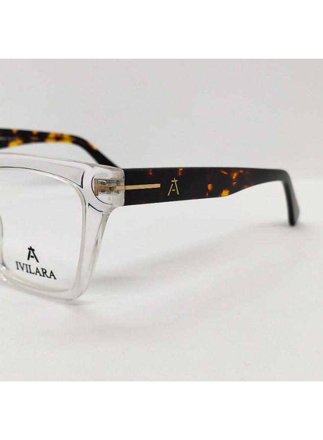 IVILARA TF5757_C4 High-End Acetate Uni-Sex Eyeglasses (Transparent) - Image 5