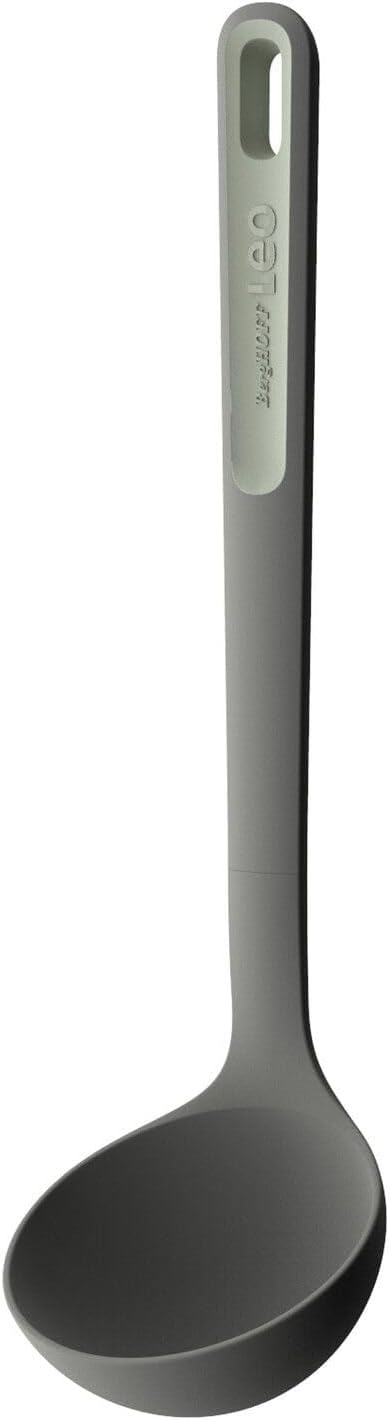 BergHOFF Balance Nonstick Nylon Serving Soup Ladle 12.5" with Long Handle and Hanging Loop - Image 1