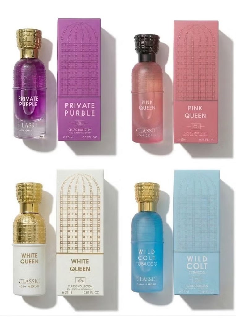 كلاسيك مجموعه عطور كلاسيك كولكشن مكونه من 4 قطع 25 مل - Image 1