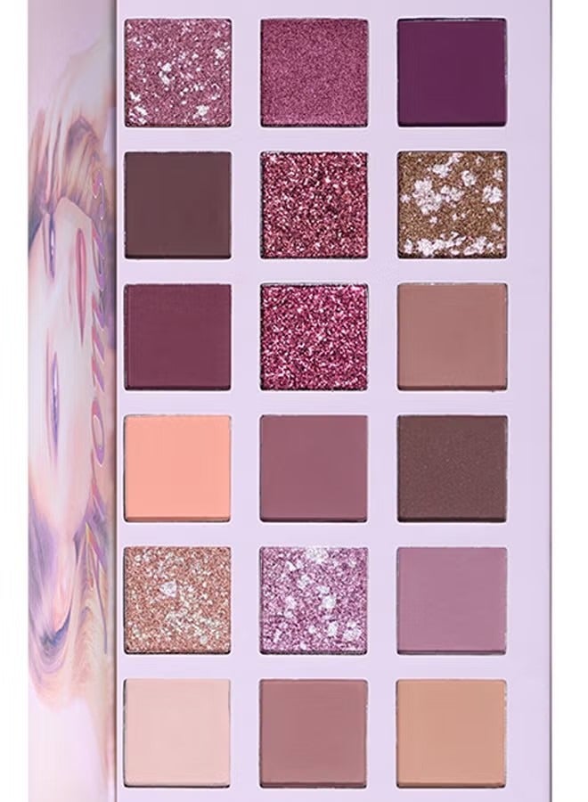 Ucanbe 18 Colour Fashion Glitter Eye Shadow Palette Multicolour - Image 1